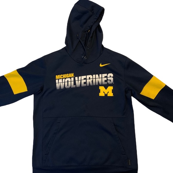Michigan Wolverines Blue Hoodie - Picture 1 of 4
